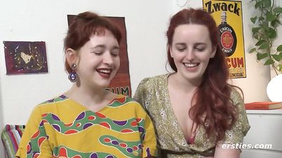 2 Amateur Lesbian Redheads Have Romantic Sex - 18yo Teens