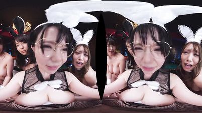 POV VR Hardcore With Busty Nerdy Japanese Asian Babes - 4k Ultra Hd