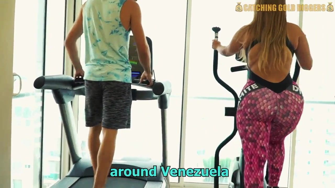 HOT SEX With A Big Booty Venezuelan Gym SLUT picture