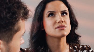 Busty Brunette MILF with Silicone Juggs - Penny Barber - Paper Route - reality