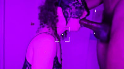 Deepthroat Interracial With Delicious Busty Slut - Blowjob