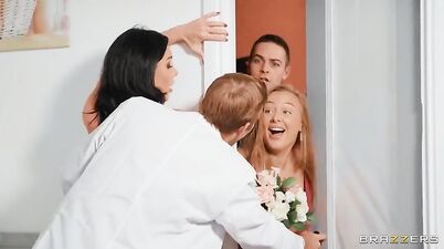 Cold Feet Hot Sex Episode 2: Doctor Danny D helps Busty Brunette Bride Kiki Daniels