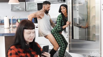 Skinny transsexual Lola Morena horny anal video