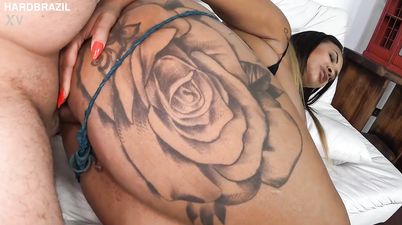 Inked BBW Curvy Brazilian Luana Lima Sex