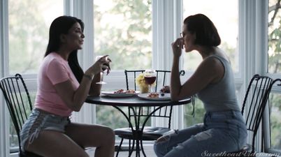 SweetHeartVideo on the Balcony - Lesbian Adventures Strap-On Specialists Scene 2 - Back On The Scene with Hot Penny Barber