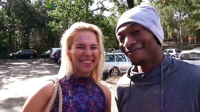 Sexy Czech Blonde Nikky Dream Enjoys Interracial BBC In Car - Reality Porn