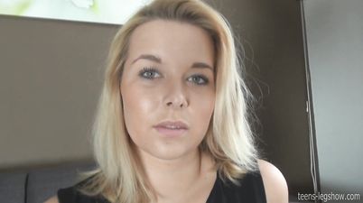 POV Amateur Homemade With Young Perky Titted Blonde Nikky Dream