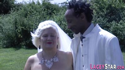 Granny Takes Big Black Cock - Old And Young Interracial Hardcore