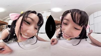 POV VR Fetish Blowjob By Young Japanese Schoolgirl