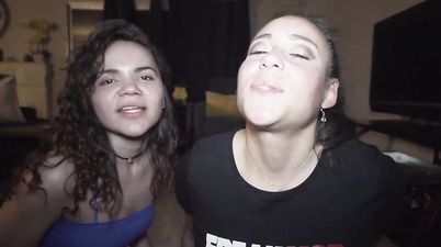 Big Ass Latina Taking Bbc In Threesome POV Deepthroat - Amateur